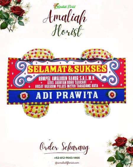 Papan Bunga Ucapan Selamat Weru Kidul